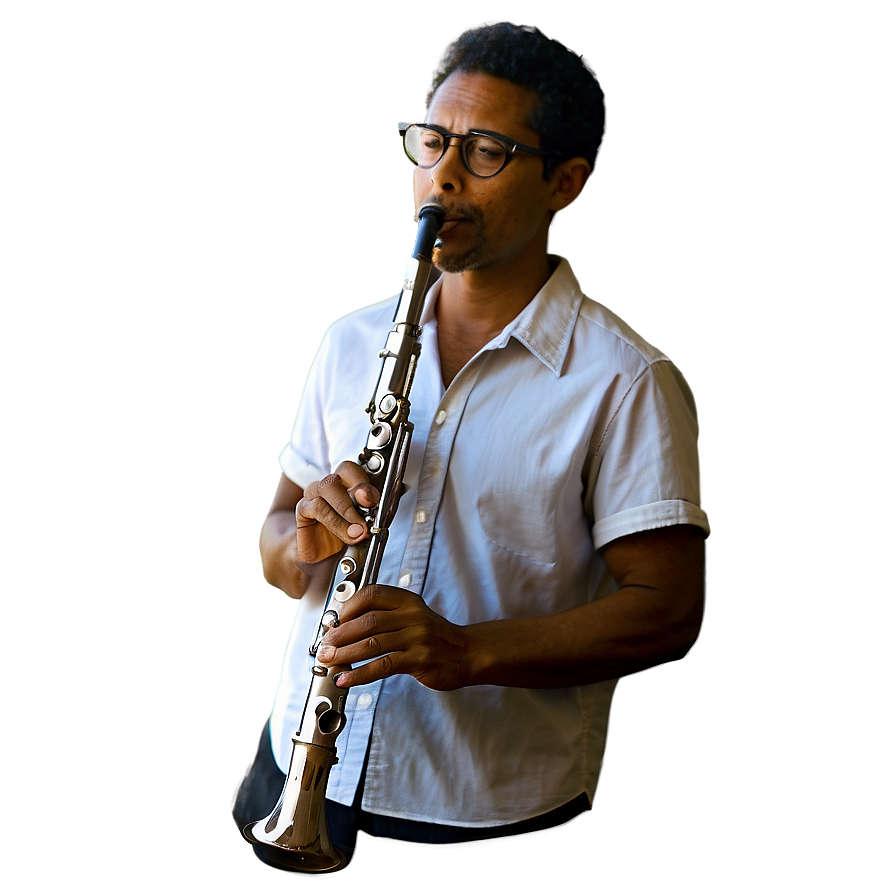 Jazz Flute Player Png Mgb PNG Image