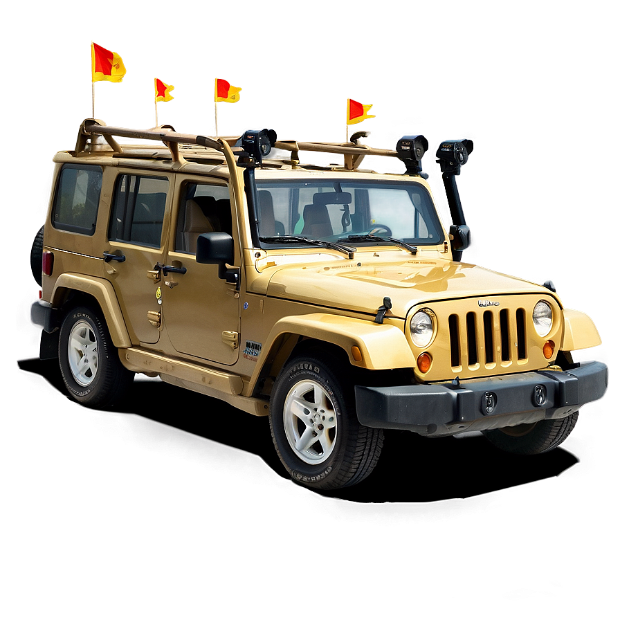 Jeep In Desert Landscape Png Sct PNG Image