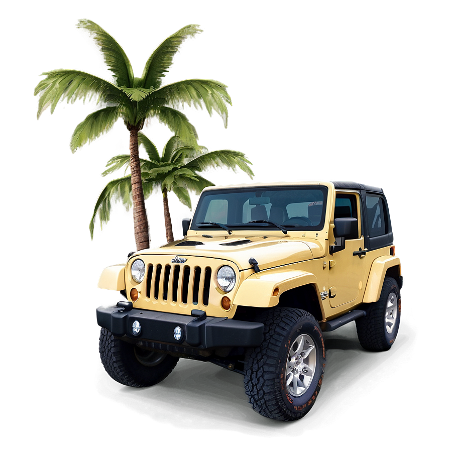 Jeep Life Palm Tree Png Twi PNG Image