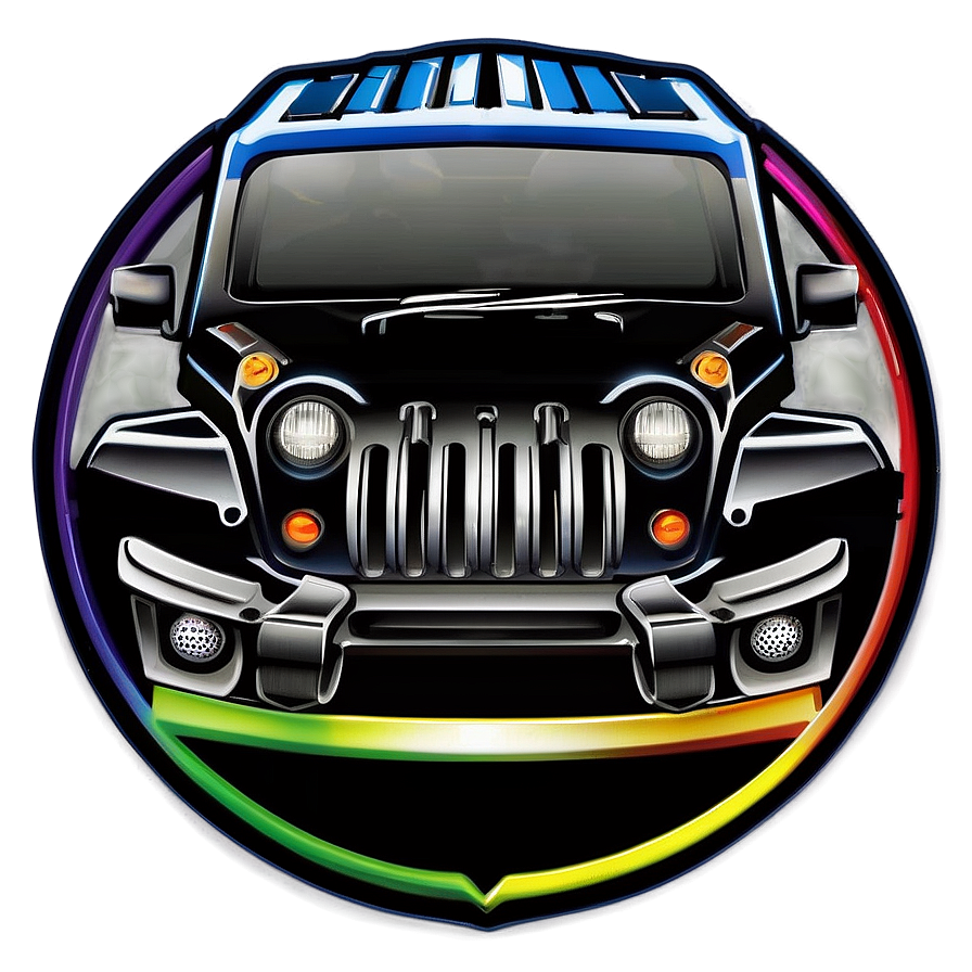 Jeep Wave Pride Badge Png Qwq45 PNG Image