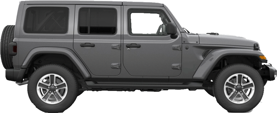 Jeep Wrangler Side View PNG Image