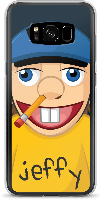 Jeffy Character Smartphone Case PNG Image