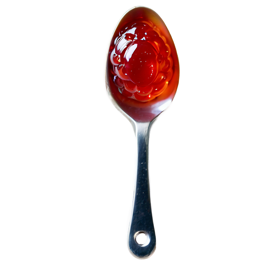 Jelly On Spoon Png Hap PNG Image