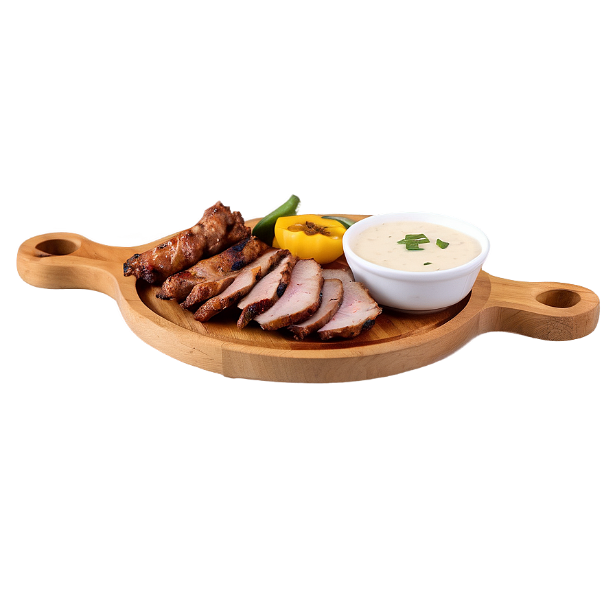 Jerk Chicken Charcuterie Board Png 06282024 PNG Image