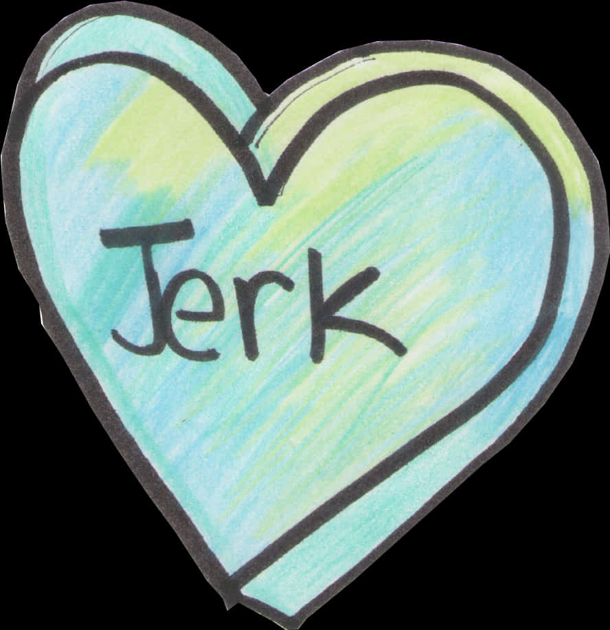 Jerk Heart Drawing PNG Image