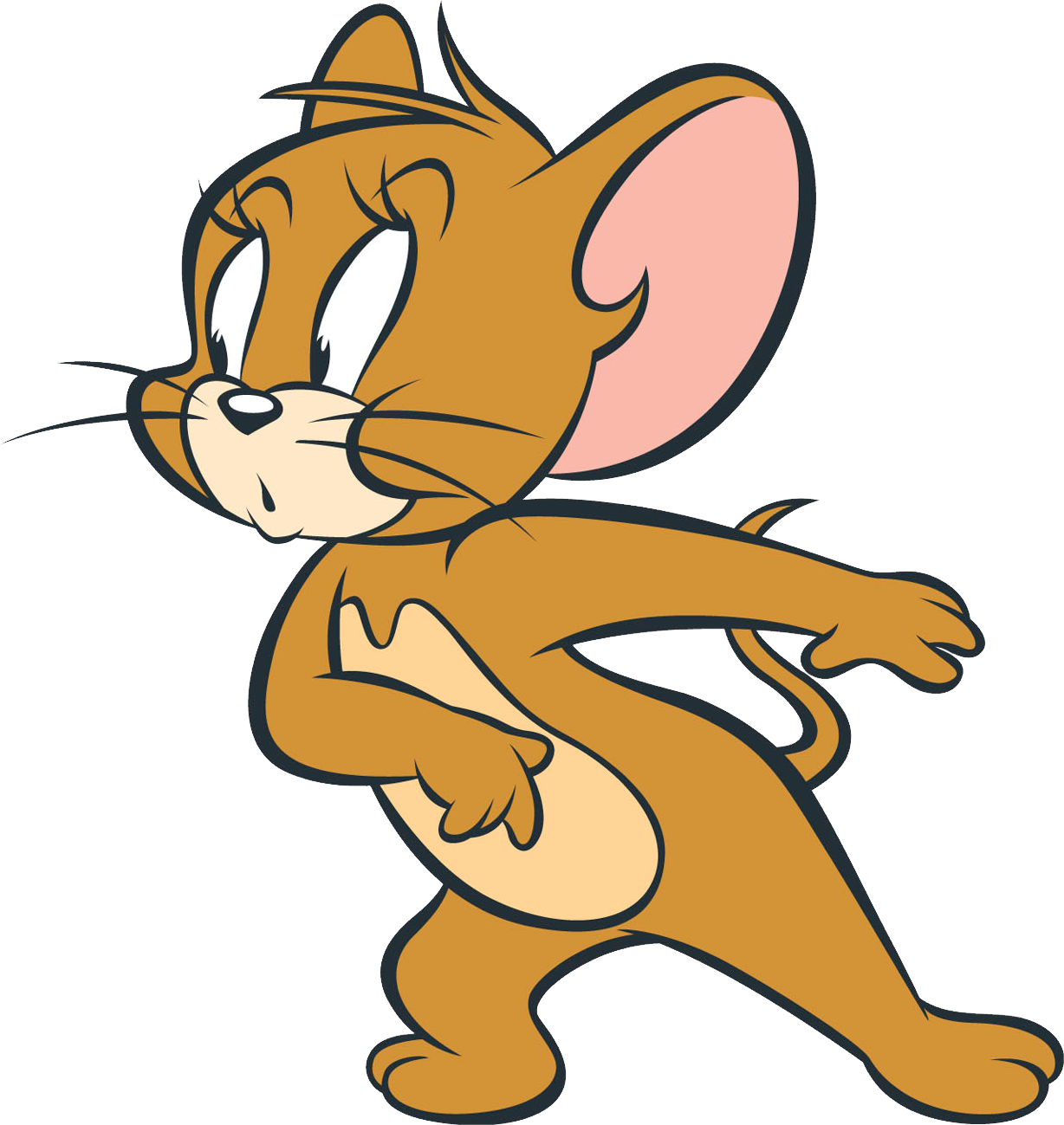 Jerry_ Mouse_ Side_ Glance PNG Image