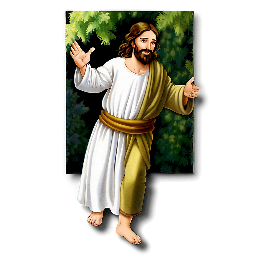 Jesus And Zacchaeus Png Fqi PNG Image