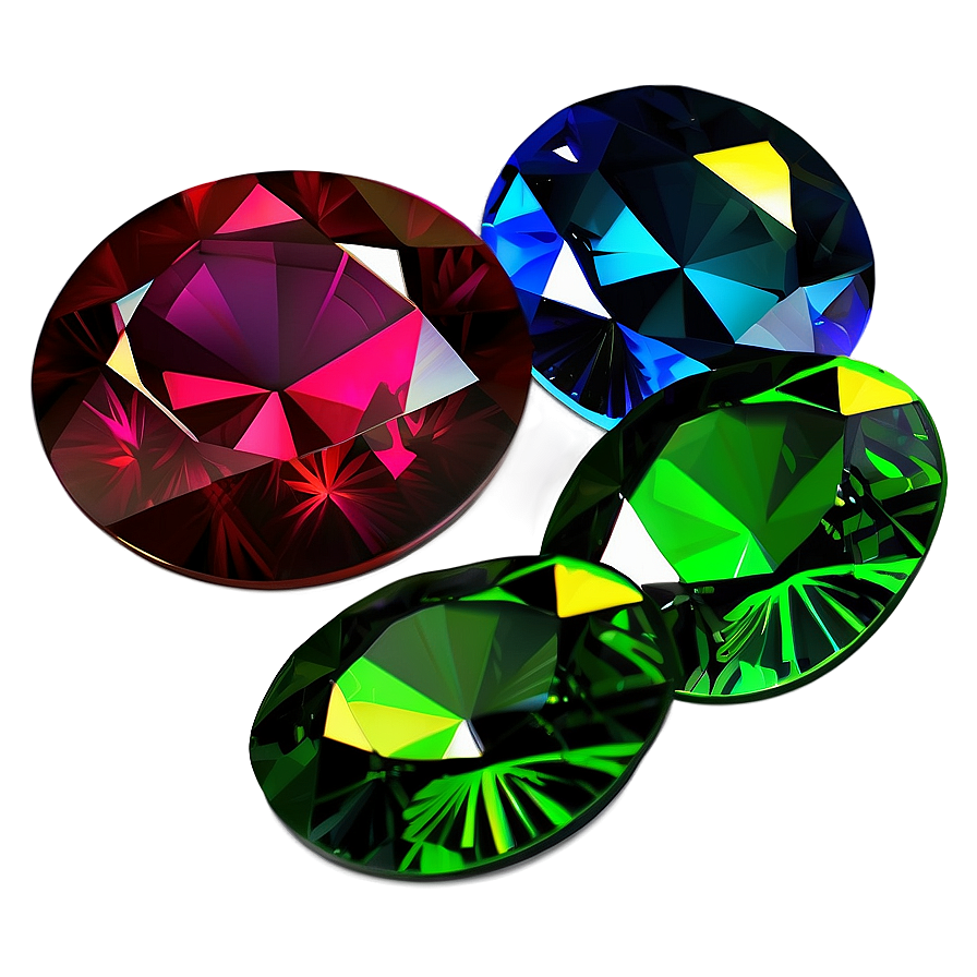 Jeweled Gems Png Qnm72 PNG Image