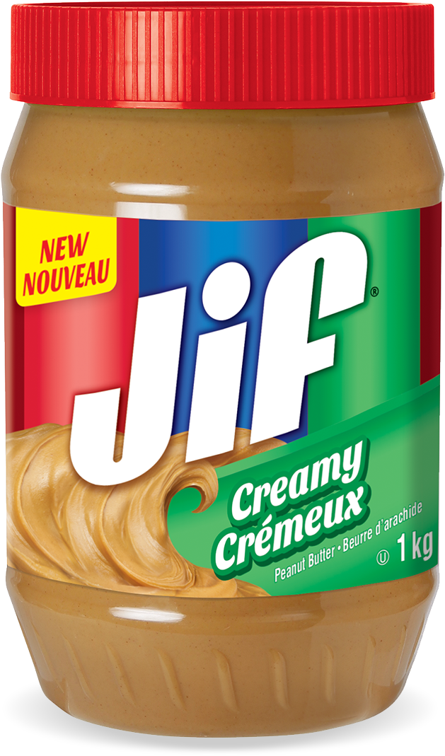 Jif Creamy Peanut Butter1kg PNG Image