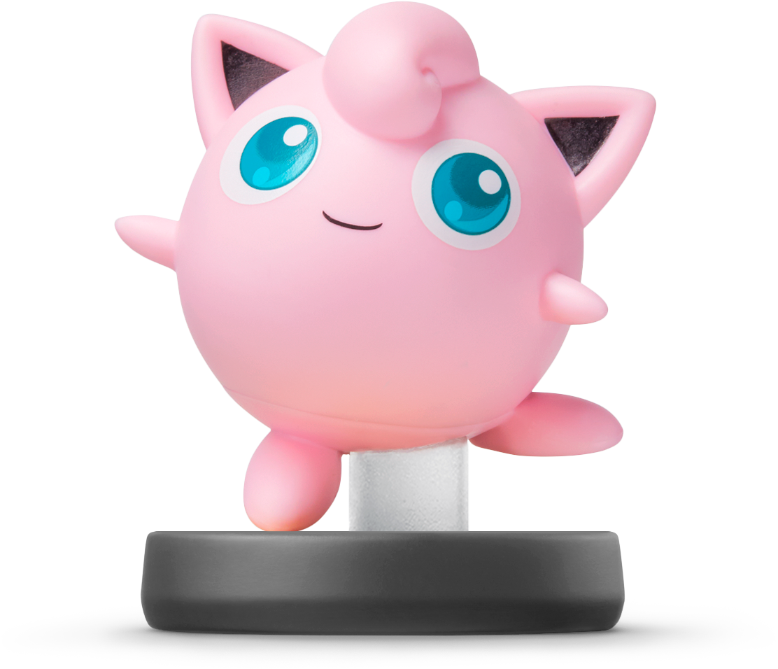 Jigglypuff Amiibo Figure PNG Image