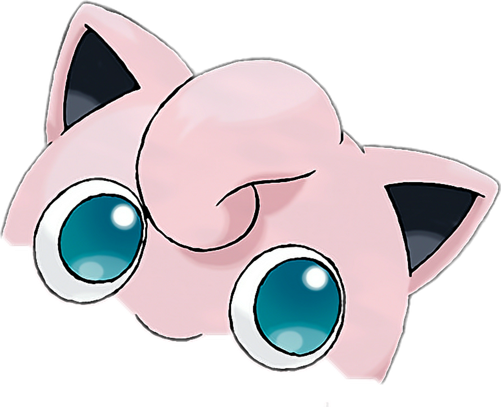 Jigglypuff Pokemon Character PNG Image