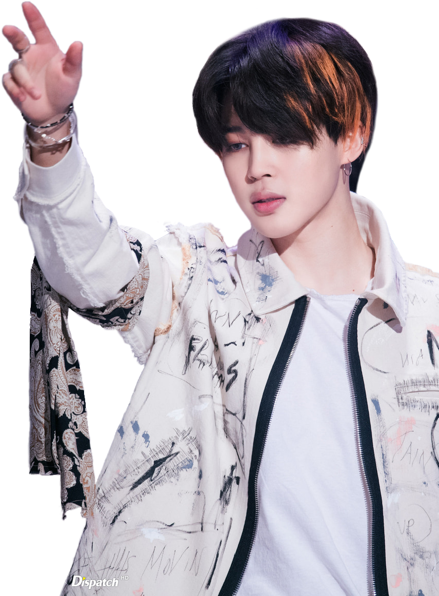 Jimin Peace Sign Pose PNG Image