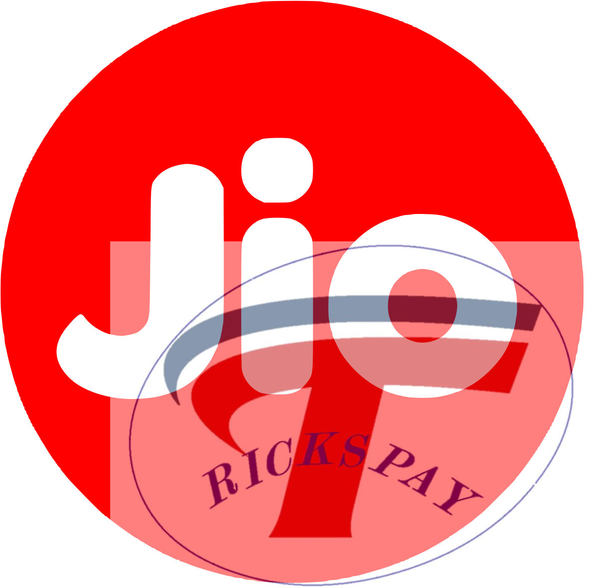 Jio Logo Overlaywith Ricks Pay PNG Image