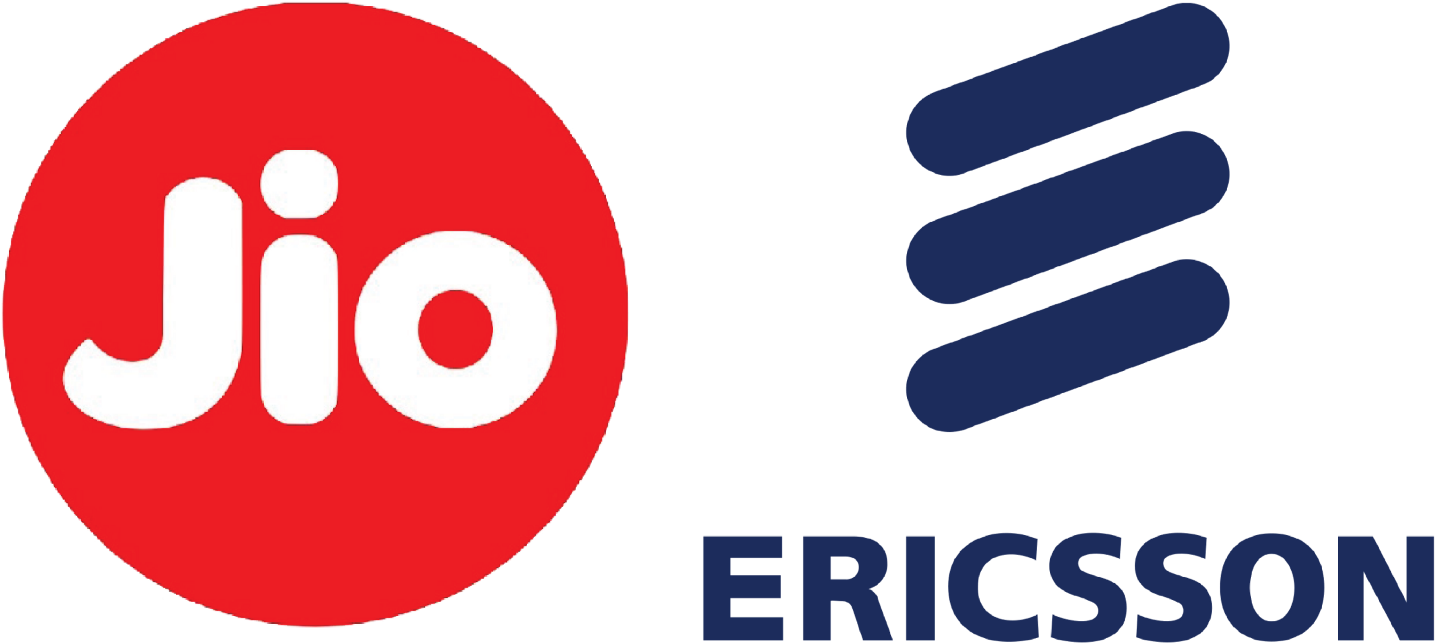 Jioand Ericsson Partnership Logo PNG Image