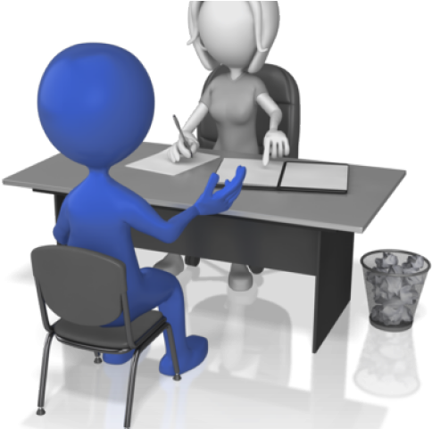 Job Interview3 D Characters PNG Image