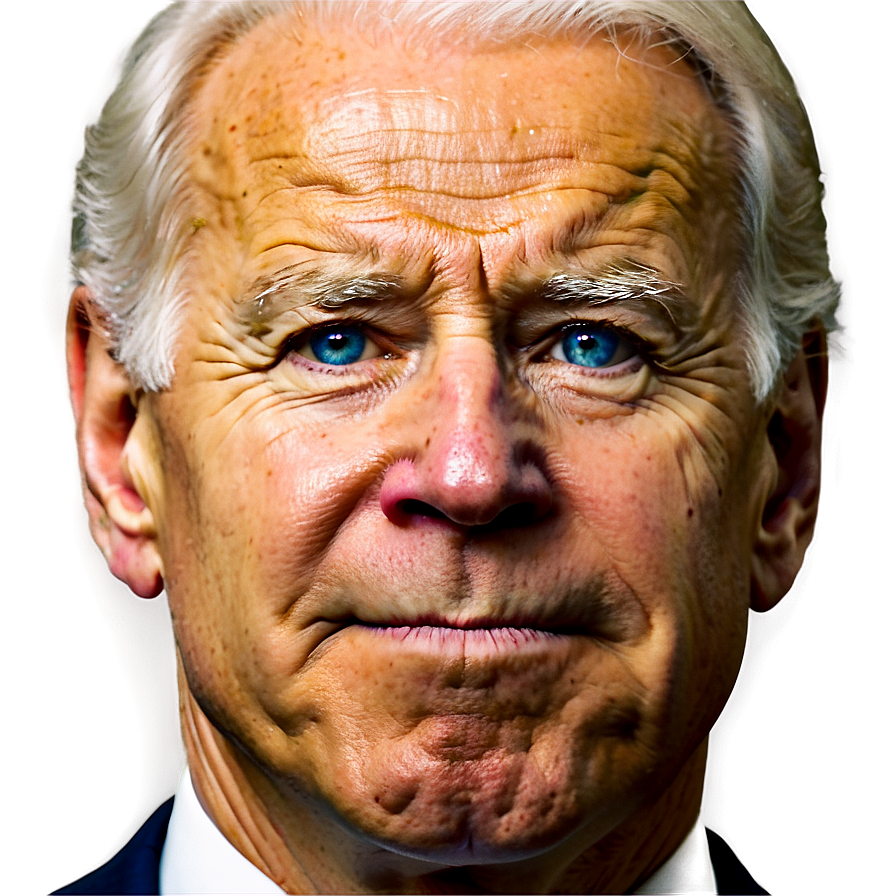 Joe Biden Face A PNG Image