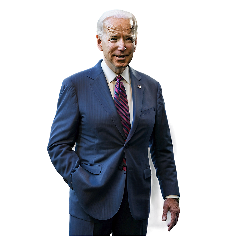 Joe Biden In Suit Png Dat PNG Image