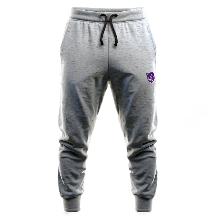 Jogger Grey Sweatpants Png Wss PNG Image