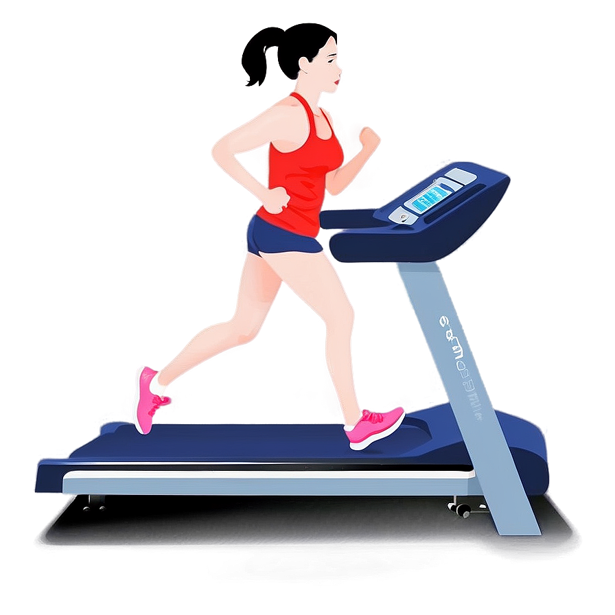 Jogging And Running Treadmill Png Cqp PNG Image