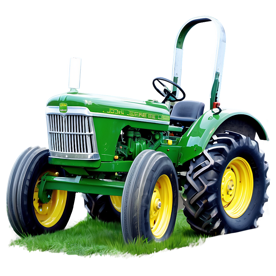 John Deere Tractor Classic Design Png 2 PNG Image