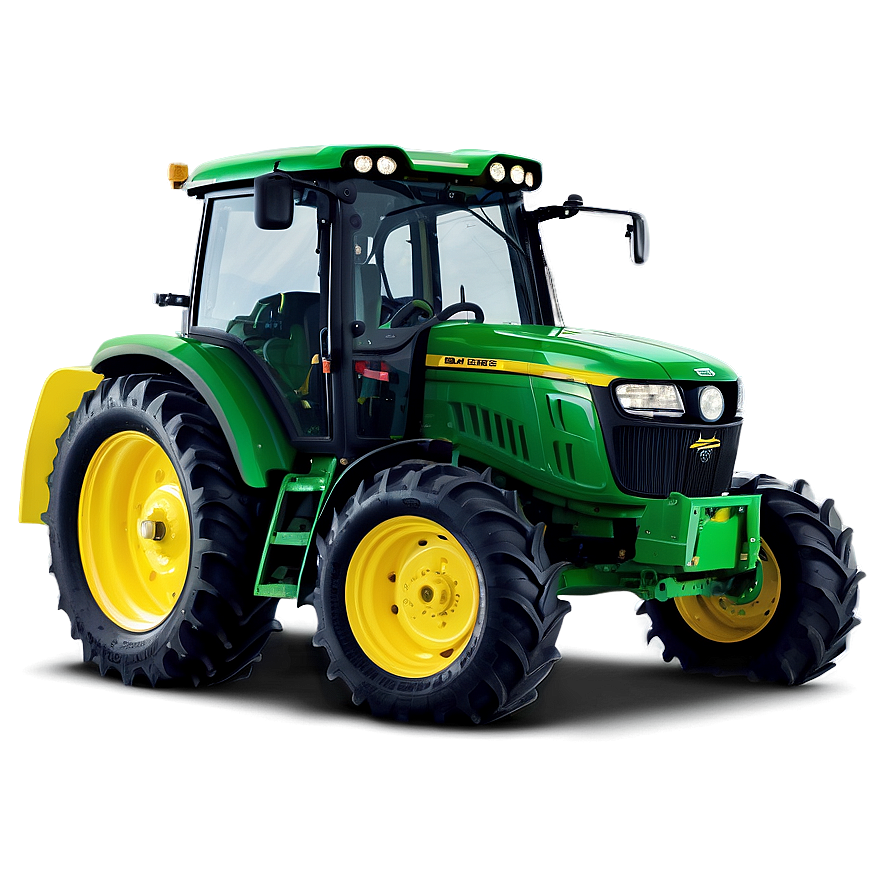 John Deere Tractor In Harvest Png Vjr PNG Image