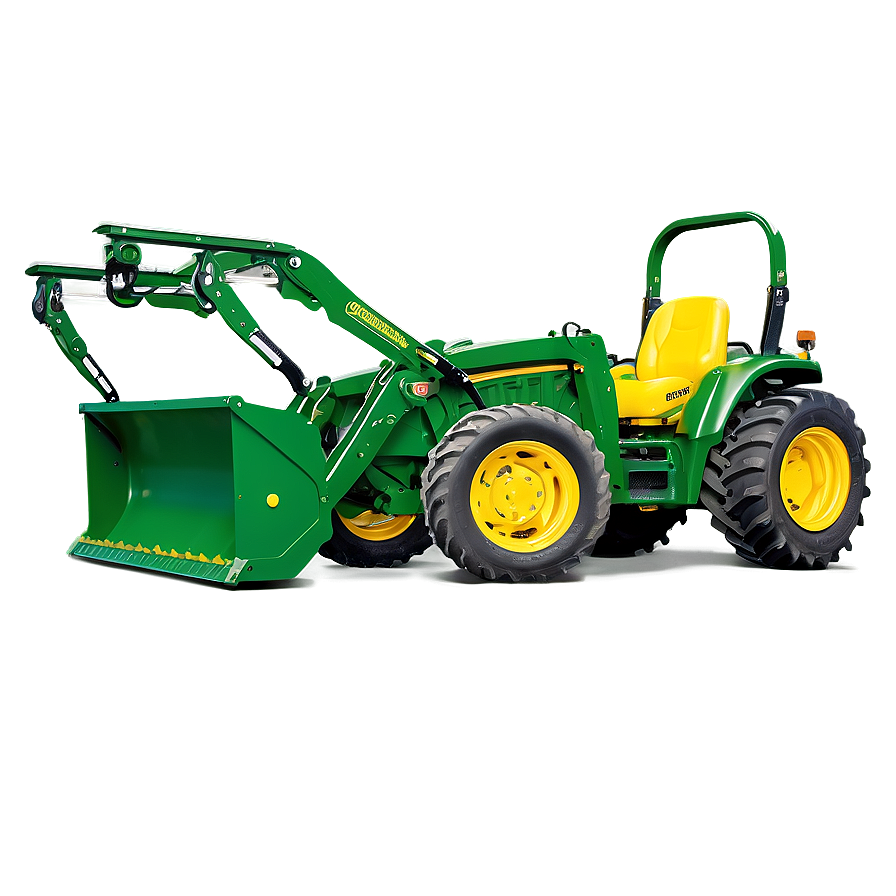 John Deere Tractor With Loader Png 47 PNG Image