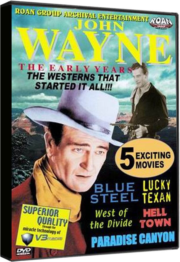 John Wayne The Early Years D V D Cover PNG Image