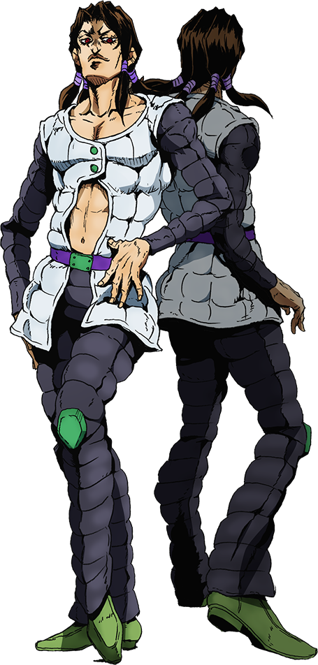 Jojo Character With Stand PNG Image