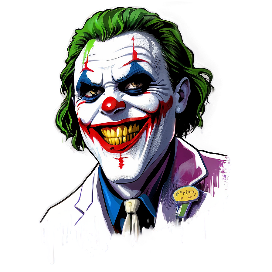 Joker Graffiti Style Png Okw PNG Image