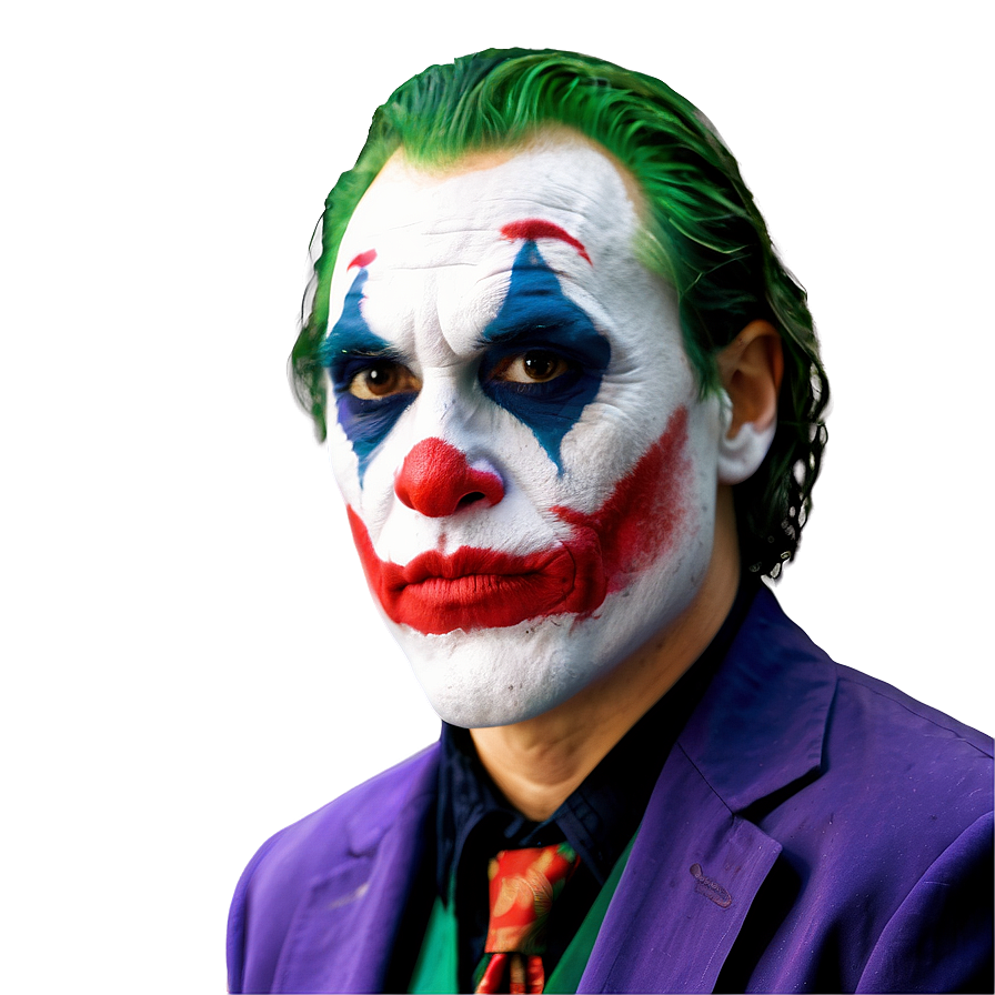 Joker Makeup Close-up Png Khx PNG Image