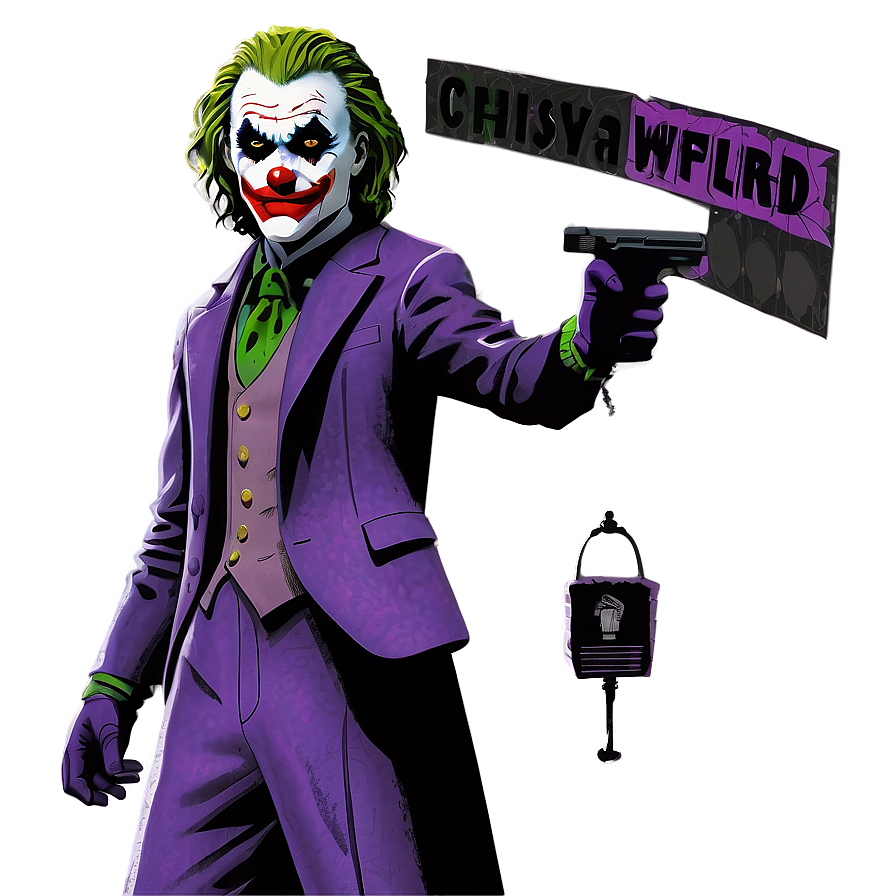 Joker's Chaotic World Png 57 PNG Image