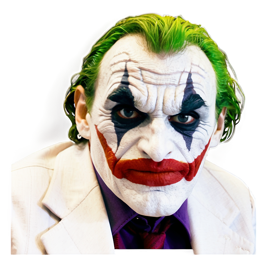 Joker's Scheming Face Png Oge PNG Image