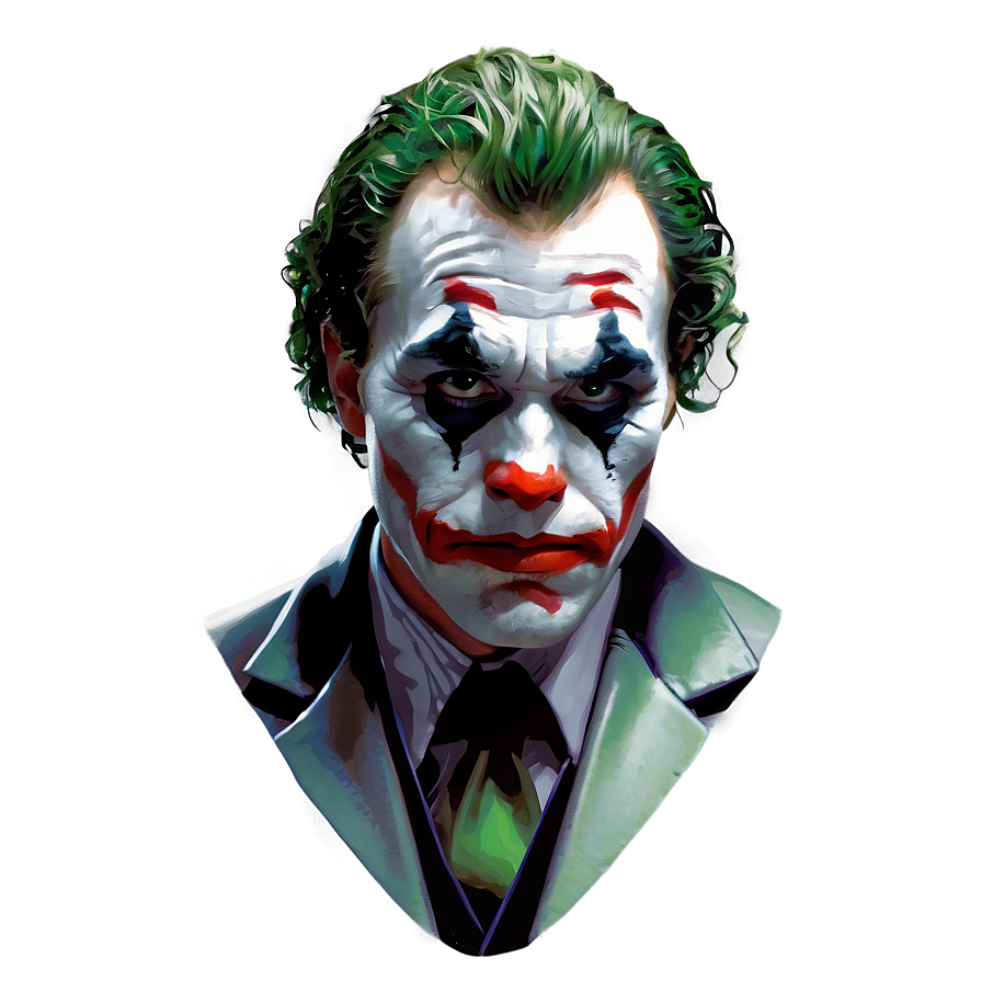 Joker's Scheming Face Png Qii PNG Image