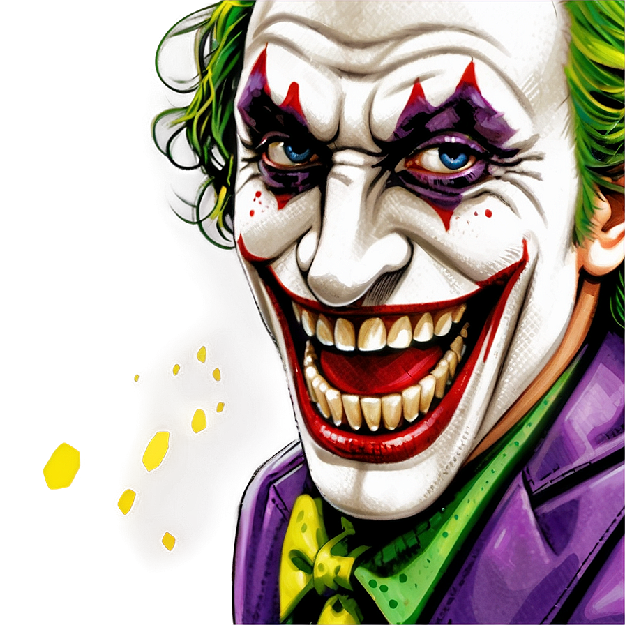 Joker Smile Png Eau PNG Image