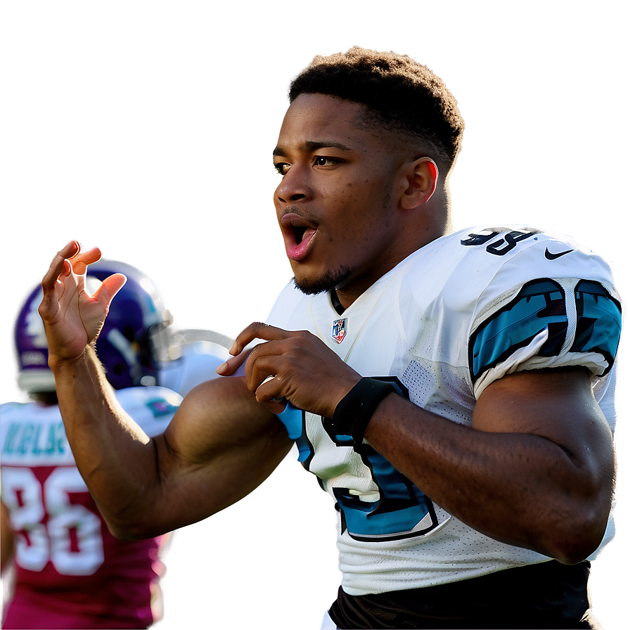 Josh Jacobs Football Player Action PNG Image