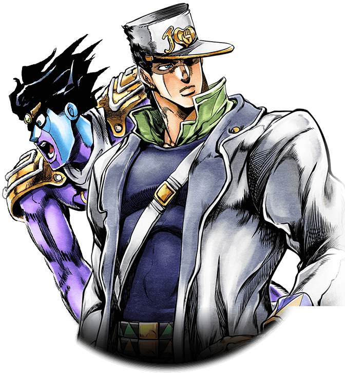 Jotaro Kujo Anime Character PNG Image