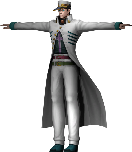 Jotaro Kujo Standing Pose PNG Image