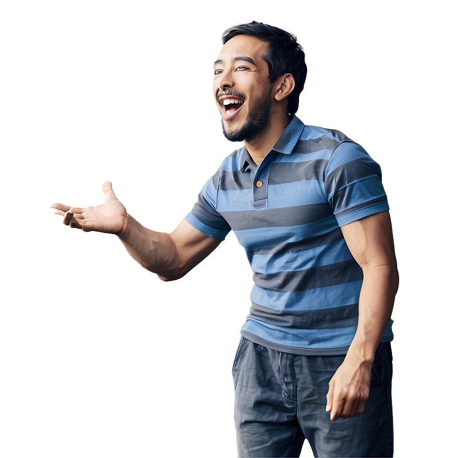 Jovial Man Sketch Png Xtw PNG Image