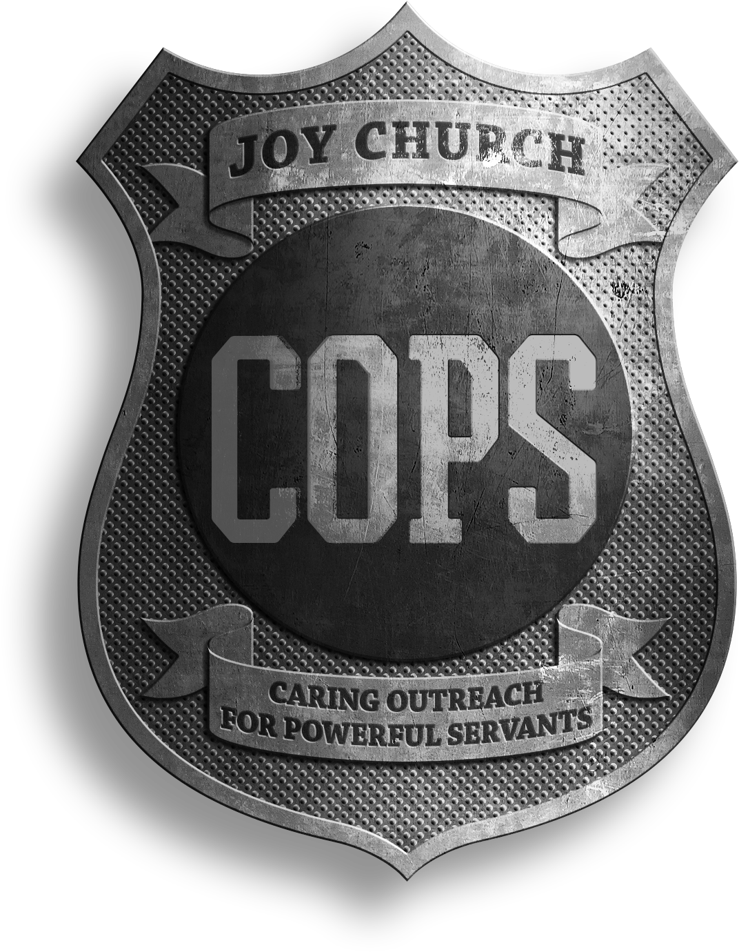 Joy Church C O P S Badge PNG Image