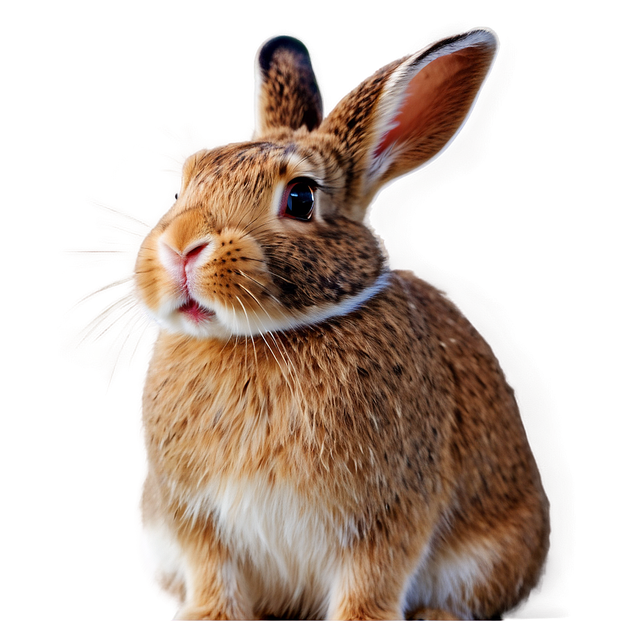 Joyful Bunny Portraiture Png 19 PNG Image