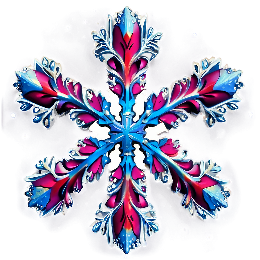 Joyful December Snowflake Png Byo64 PNG Image