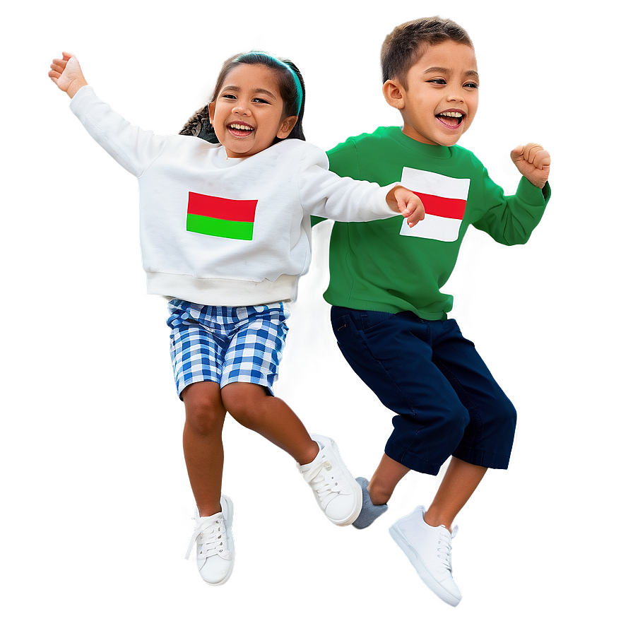 Joyful Kids Jumping Png Fqu PNG Image