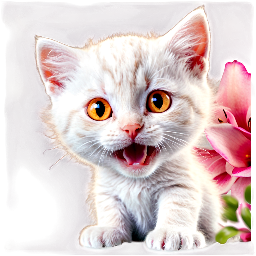 Joyful Kitty Png 90 PNG Image