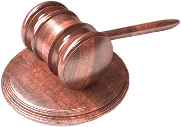 Judges Gavel Transparent Background PNG Image