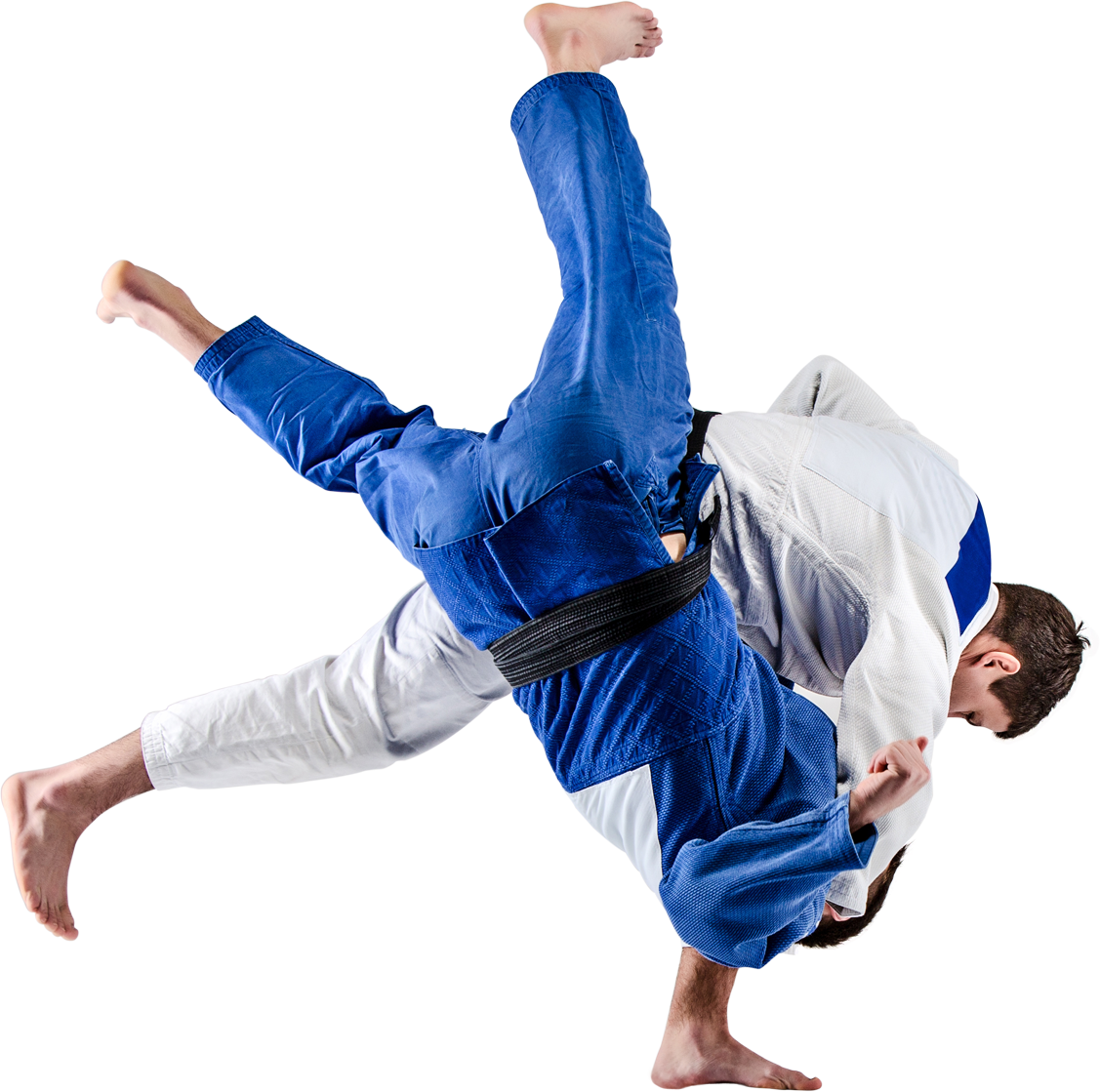 Judo Throw Action PNG Image