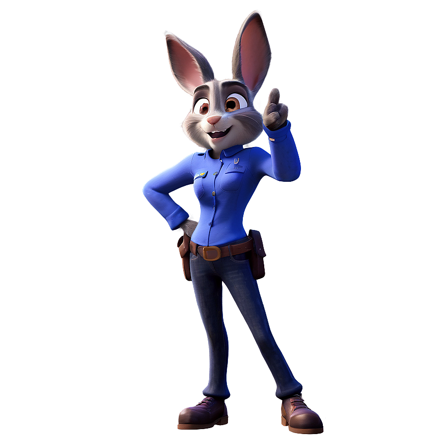 Judy Hopps Dynamic Pose Png 74 PNG Image