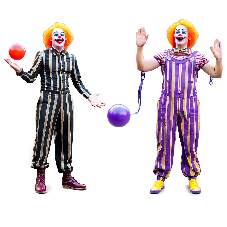 Juggling Clown Performance Png Xwd49 PNG Image