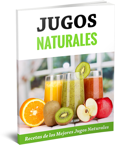 Jugos Naturales Recipe Book Cover PNG Image