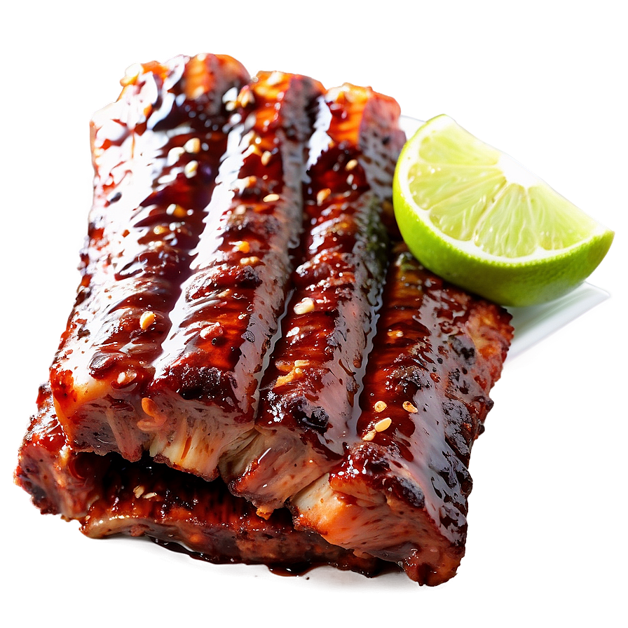 Juicy Bbq Ribs Recipe Png Bvg83 PNG Image