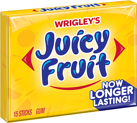 Juicy Fruit Gum Package PNG Image